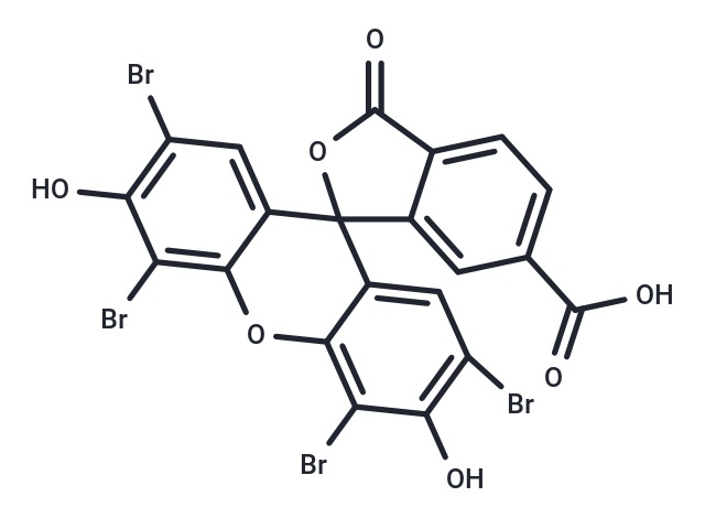 化合物 2',4',5',7'-Tetrabromo-3',6'-dihydroxy-3-oxo-3H-spiro[isobenzofuran-1,9'-xanthene]-6-carboxylic acid,2',4',5',7'-Tetrabromo-3',6'-dihydroxy-3-oxo-3H-spiro[isobenzofuran-1,9'-xanthene]-6-carboxylic acid