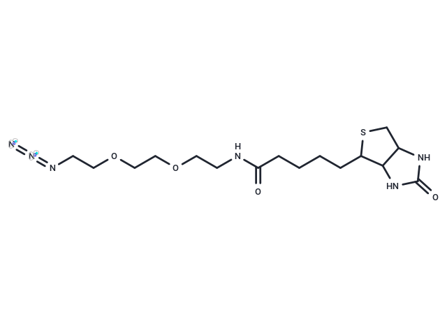 化合物 Biotin-PEG2-azide,Biotin-PEG2-azide