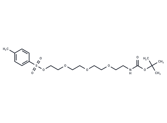 化合物 Tos-PEG4-NH-Boc,Tos-PEG4-NH-Boc