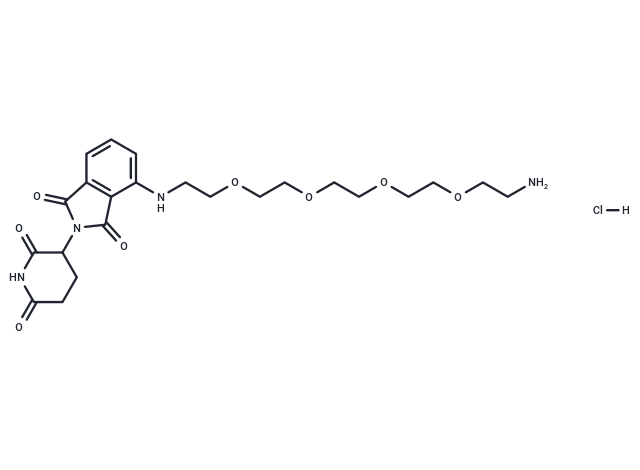 化合物Pomalidomide-PEG4-C2-NH2 hydrochloride?,Pomalidomide-PEG4-C2-NH2 hydrochloride