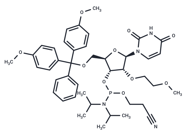 化合物 5’-O-DMTr-2’-O-(2-methoxyethyl)-uridine-3’-CED-phosphoramidite,2'-O-MOE-U