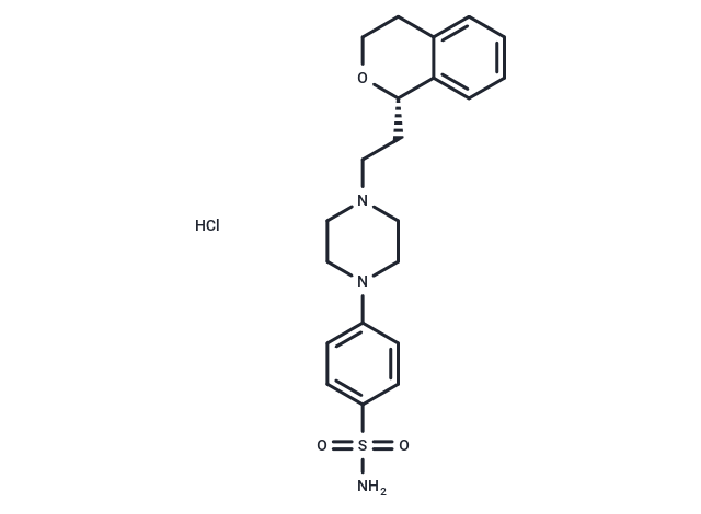 化合物 Sonepiprazole hydrochloride,Sonepiprazole hydrochloride