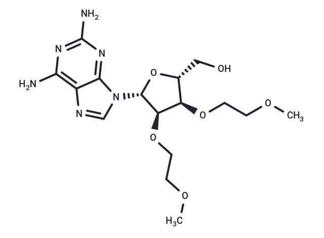 化合物 2-Amino-2’,3’-bis-O-(2-methoxyethyl) ? adenosine,2-Amino-2’,3’-bis-O-(2-methoxyethyl) ? adenosine