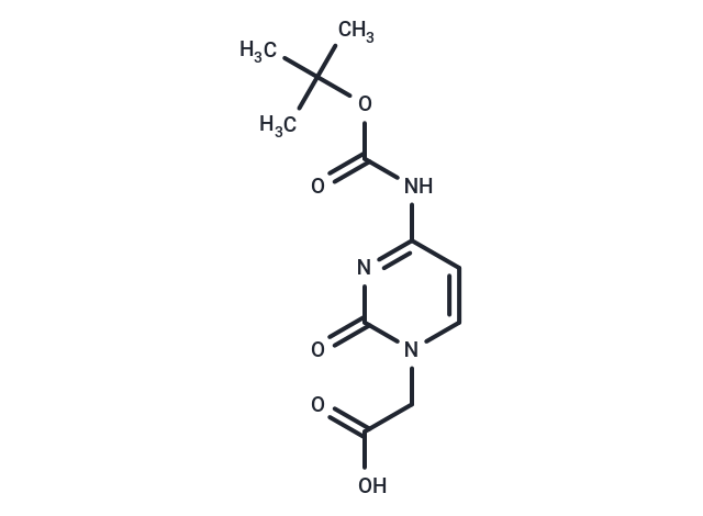 化合物 N4-Boc-cytosin-1-yl ?acetic acid,N4-Boc-cytosin-1-yl ?acetic acid