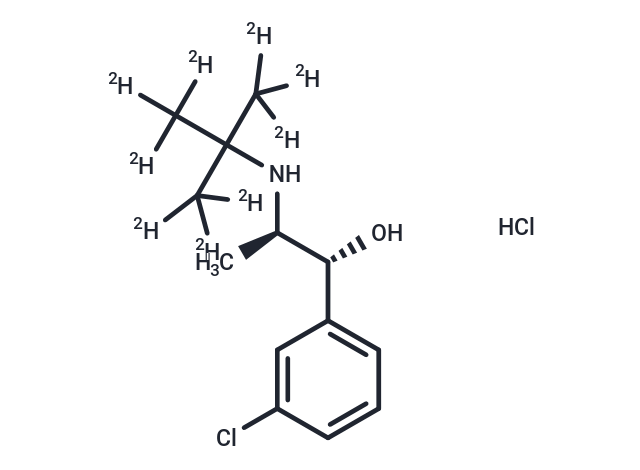 鹽酸安非他酮雜質(zhì)-d9（對映異構(gòu)體混合物）,threo-Hydrobupropion-d9 HCl（enantiomer）