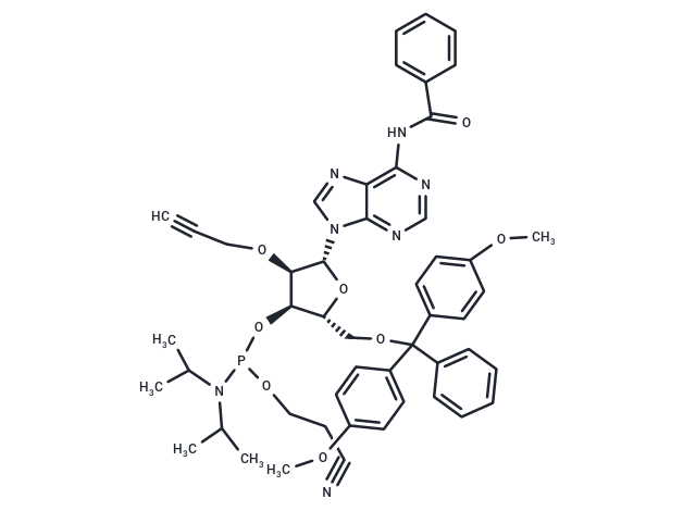 化合物 2’-O-Propargyl A(Bz)-3’-phosphoramidite,2’-O-Propargyl A(Bz)-3’-phosphoramidite