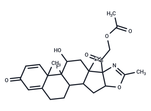 化合物 Fluazacort,Fluazacort