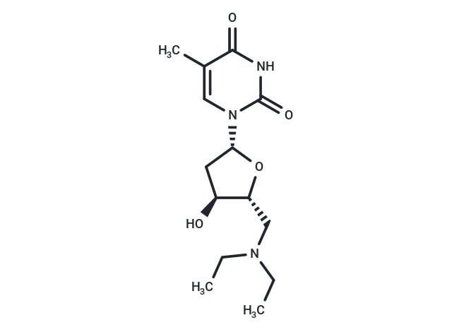 化合物 5’-Deoxy-5’-N,N-diethylaminothymidine,5’-Deoxy-5’-N,N-diethylaminothymidine