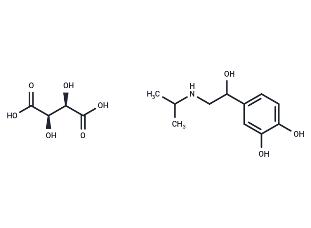 化合物 Isoproterenol bitartrate,Isoproterenol bitartrate