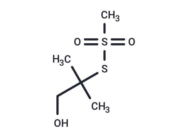 化合物 S-(1-Hydroxy-2-methylpropan-2-yl) methanesulfonothioate,S-(1-Hydroxy-2-methylpropan-2-yl) methanesulfonothioate