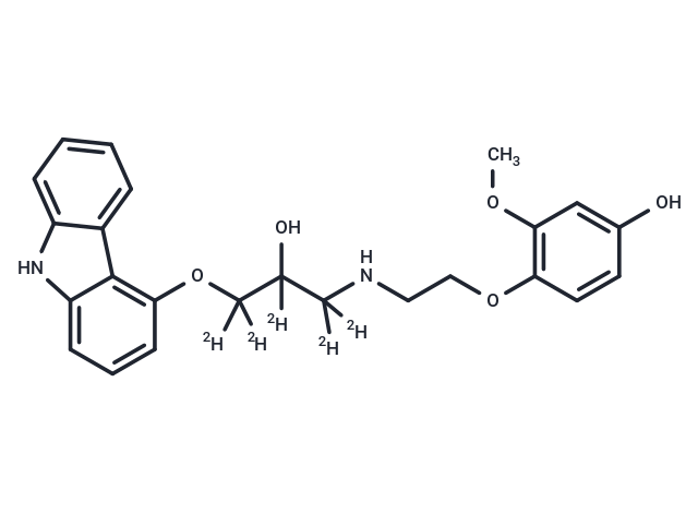 化合物 4-Hydroxyphenyl Carvedilol-d5,4-Hydroxyphenyl Carvedilol-d5