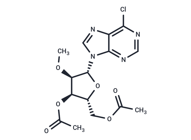 化合物 6-Chloro-9-(3,5-di-O-acetyl-2-O-methyl-β-D-ribofuranosyl)-9H-purine,6-Chloro-9-(3,5-di-O-acetyl-2-O-methyl-β-D-ribofuranosyl)-9H-purine