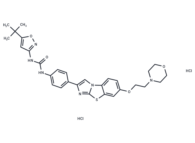 化合物 Quizartinib HCl,Quizartinib HCl