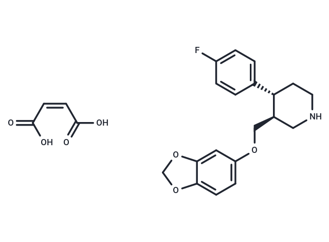 化合物 Paroxetine maleate,Paroxetine maleate