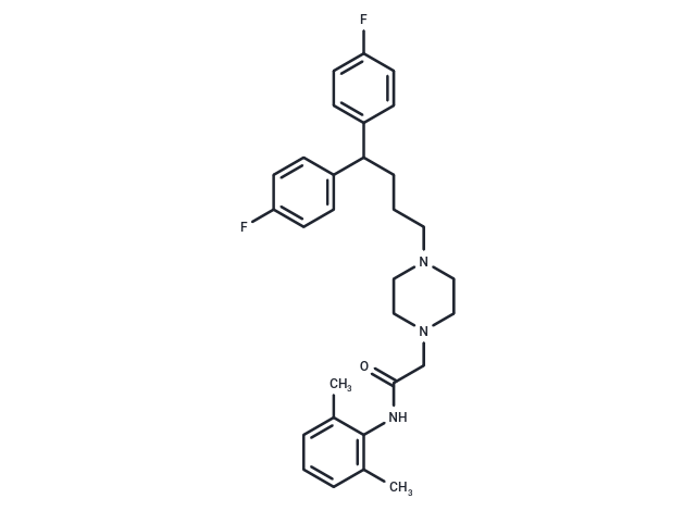 化合物 Lidoflazine,Lidoflazine