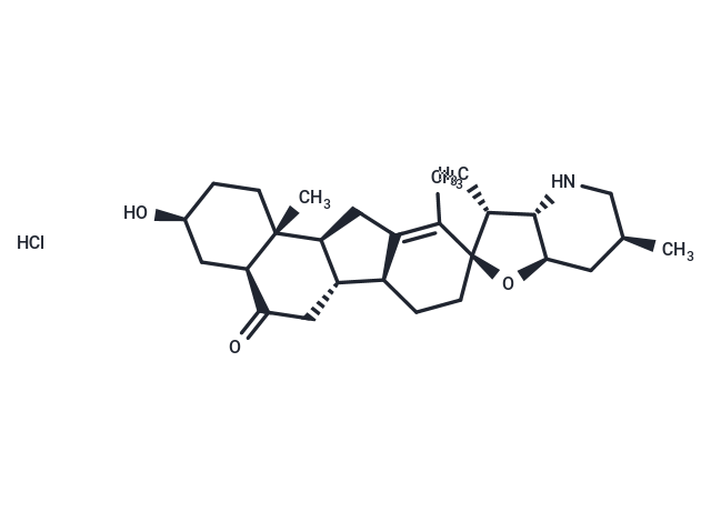 化合物 Peimisine hydrochloride,Peimisine hydrochloride