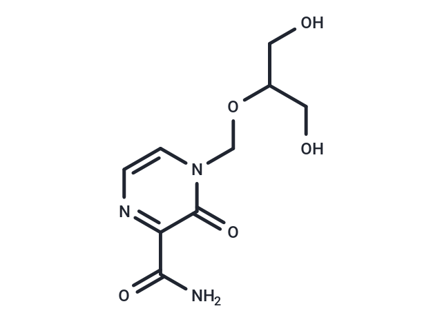 化合物 3,4-Dihydro-4-[[2-hydroxy-1-(hydroxymethyl)ethoxy] ? methyl]-3-oxo-2-pyrazinecarboxamide,3,4-Dihydro-4-[[2-hydroxy-1-(hydroxymethyl)ethoxy] ? methyl]-3-oxo-2-pyrazinecarboxamide