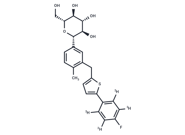 化合物 Canagliflozin-d4,Canagliflozin-d4