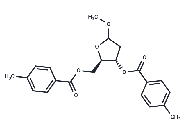 化合物 1-(a,b)-O-methyl-3,5-di-(O-p-toluoyl)-2-deoxy-D-ribose,1-(a,b)-O-methyl-3,5-di-(O-p-toluoyl)-2-deoxy-D-ribose