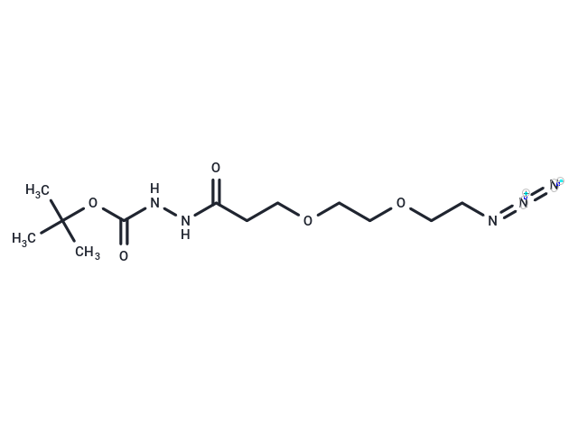 化合物 Azido-PEG2-hydrazide-Boc,Azido-PEG2-hydrazide-Boc