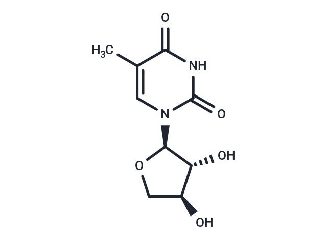 化合物 1-(alpha-L-Threofuranosyl)thymine,1-(alpha-L-Threofuranosyl)thymine