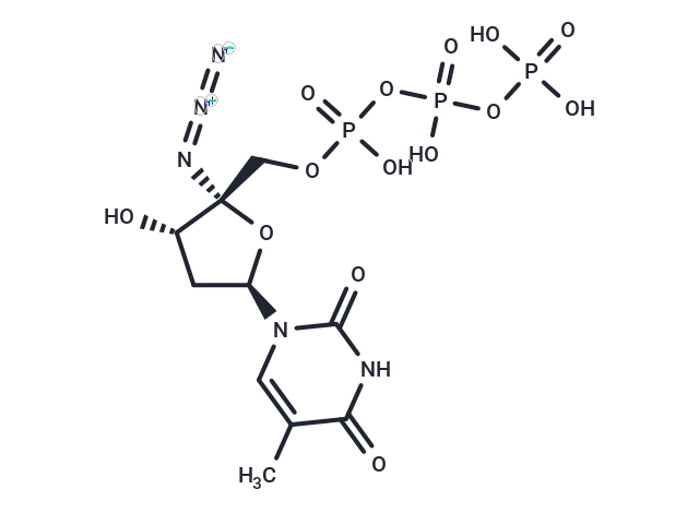 化合物 4'-Azidothymidine 5'-triphosphate,4'-Azidothymidine 5'-triphosphate