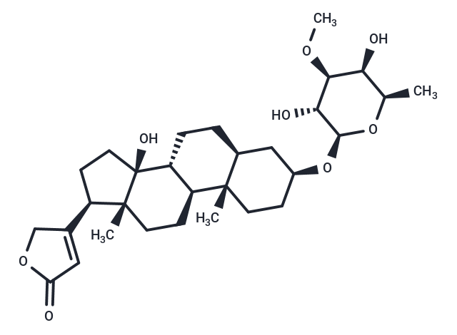 化合物 Uzarigenin digitaloside,Uzarigenin digitaloside