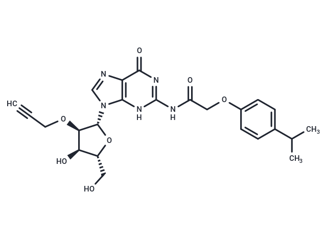 化合物 N2-(Isopropylphenoxyacetyl)-2’-O-propargylguanosine,N2-(Isopropylphenoxyacetyl)-2’-O-propargylguanosine