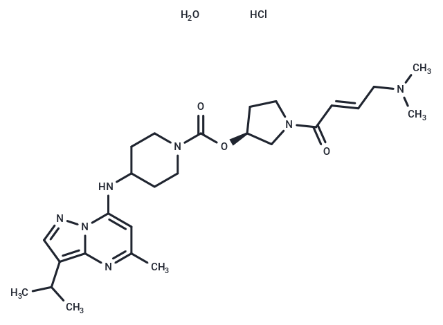 CDK7-IN-2 hydrochloride hydrate,CDK7-IN-2 hydrochloride hydrate