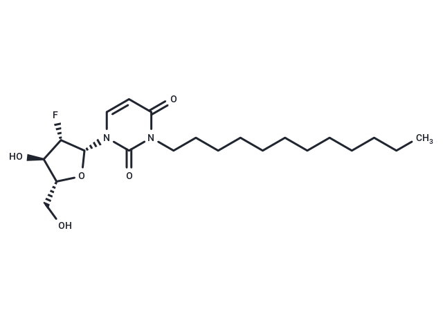 化合物 2’-Deoxy-2’-fluoro-N3-(n-dodecyl)-beta-D-arabinouridine,2’-Deoxy-2’-fluoro-N3-(n-dodecyl)-beta-D-arabinouridine