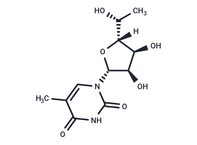 化合物 5’(R)-C-Methyl-5-methyluridine,5’(R)-C-Methyl-5-methyluridine