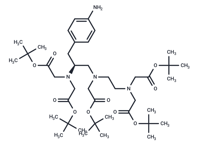 化合物 S-2-(4-aminobenzyl)-diethylenetriamine penta-t-butyl acetate,S-2-(4-aminobenzyl)-diethylenetriamine penta-t-butyl acetate