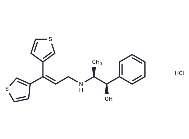 化合物 Tinofedrine HCl,Tinofedrine HCl