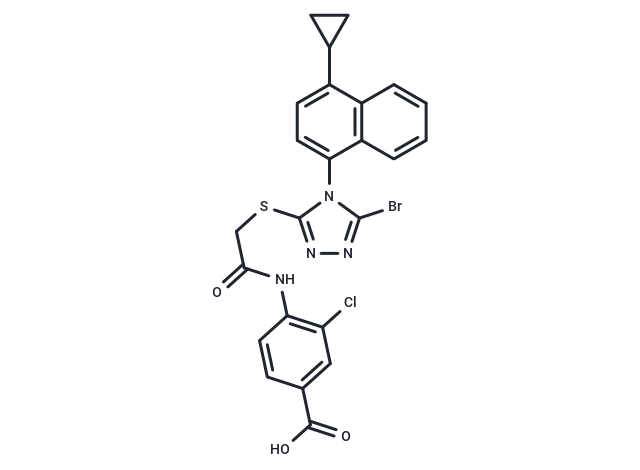 化合物 RDEA-806 free acid,RDEA-806 free acid