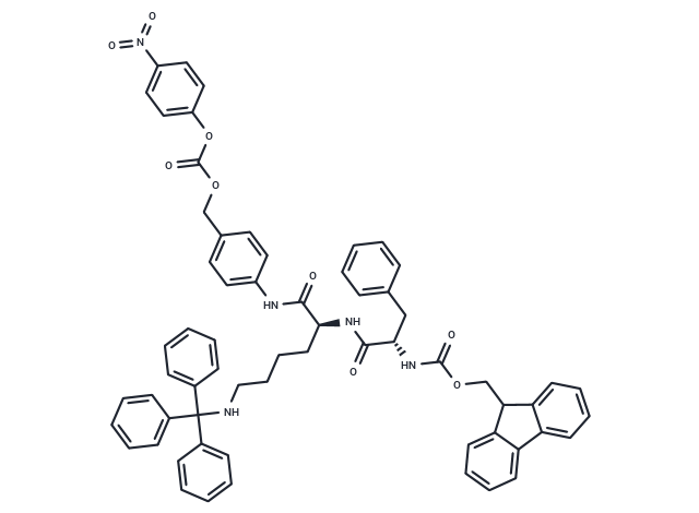 化合物 Fmoc-Phe-Lys(Trt)-PAB-PNP,Fmoc-Phe-Lys(Trt)-PAB-PNP