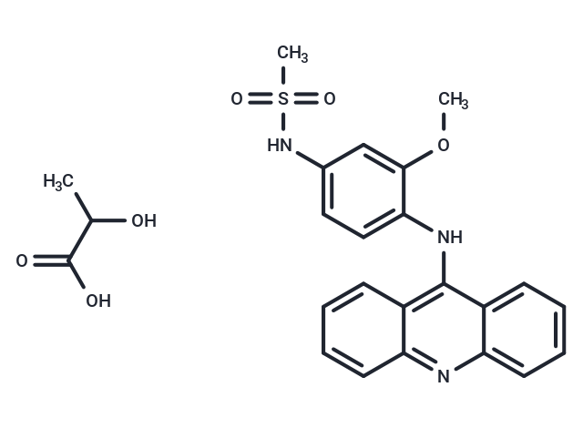 化合物 Amsacrine lactate,Amsacrine lactate