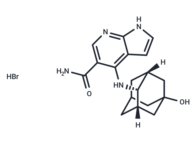 化合物 Peficitinib hydrobromide,Peficitinib hydrobromide