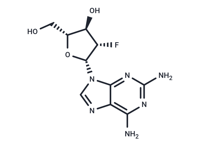 化合物 2,6-Diaminopurine -9-beta-D-(2’-deoxy-2’-fluoro)-arabinoriboside,2,6-Diaminopurine -9-beta-D-(2’-deoxy-2’-fluoro)-arabinoriboside