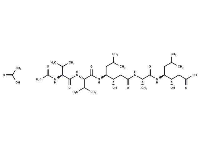 化合物 Acetylpepstatin,Acetylpepstatin