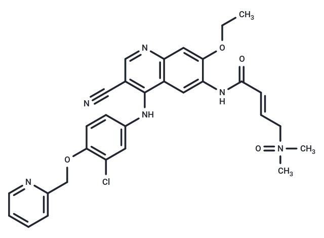 化合物 Neratinib dimethylamine N-oxide,Neratinib dimethylamine N-oxide