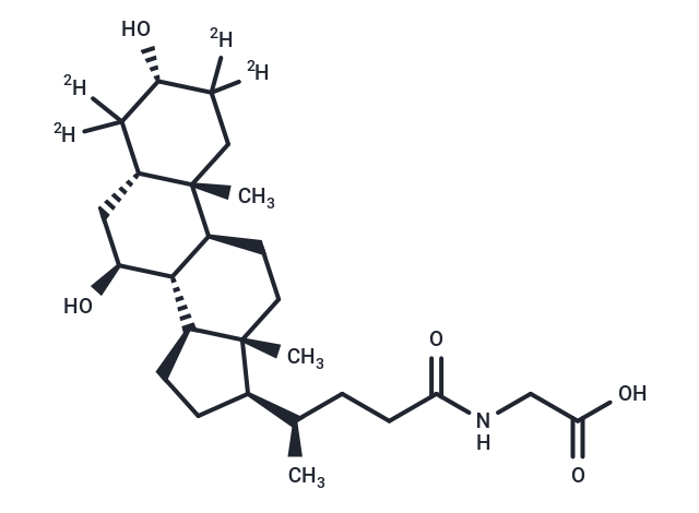 化合物 Glycoursodeoxycholic Acid-d4,Glycoursodeoxycholic Acid-d4