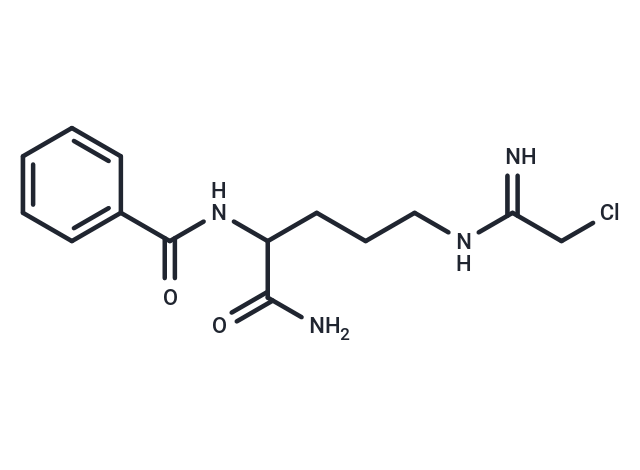 化合物 N-[1-(Aminocarbonyl)-4-[(2-chloro-1-iminoethyl)amino]butyl]-benzamide,N-[1-(Aminocarbonyl)-4-[(2-chloro-1-iminoethyl)amino]butyl]benzamide