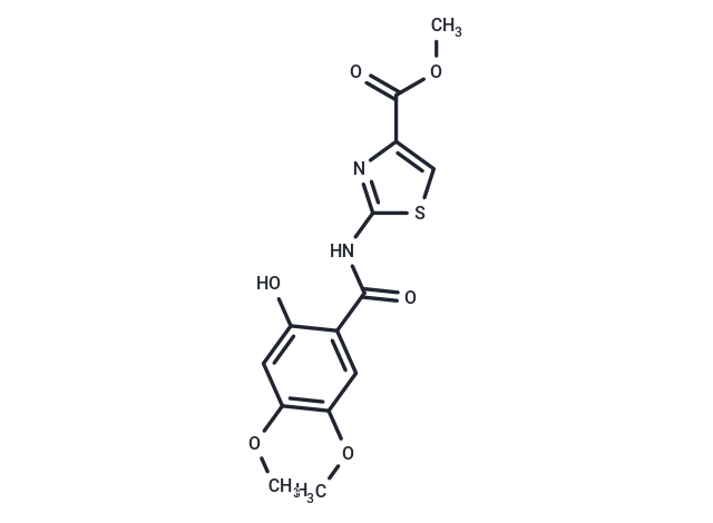 化合物 Methyl 2-(2-hydroxy-4,5-dimethoxybenzamido)thiazole-4-carboxylate,Methyl 2-(2-hydroxy-4,5-dimethoxybenzamido)thiazole-4-carboxylate