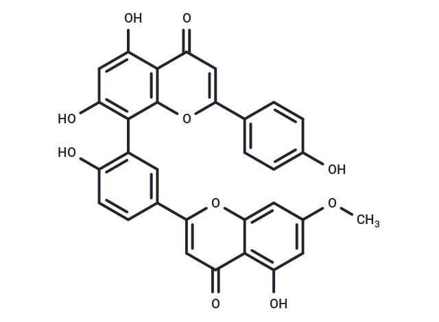 化合物 Sequoiaflavone,Sequoiaflavone