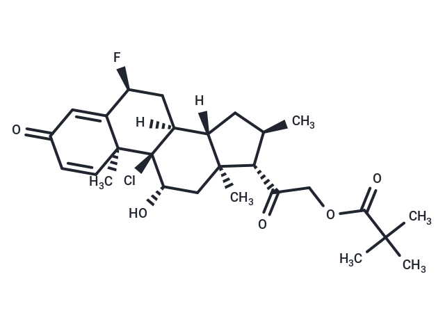 化合物 Clocortolone pivalate,Clocortolone pivalate