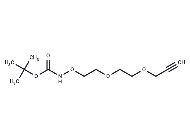 化合物 Boc-aminooxy-PEG2-propargyl,Boc-aminooxy-PEG2-propargyl