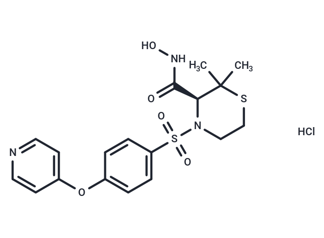 化合物 Prinomastat hydrochloride,Prinomastat hydrochloride