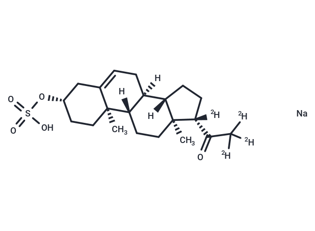 孕烯醇酮-d4硫酸钠盐,Sodium Pregnenolone-17α,21,21,21-d4 Sulfate