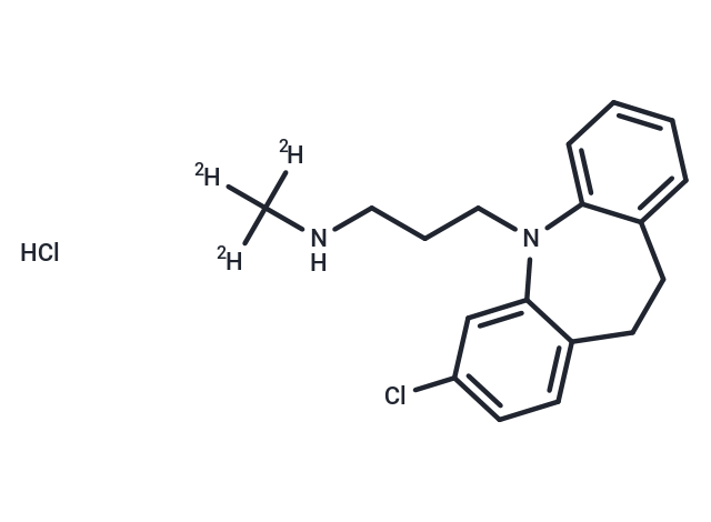 化合物 N-Desmethyl Clomipramine-d3,N-Desmethyl Clomipramine-d3