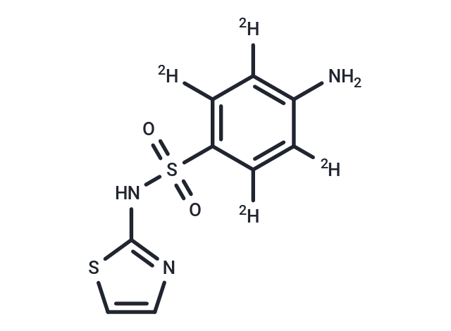 化合物 Sulfathiazole-d4,Sulfathiazole-d4